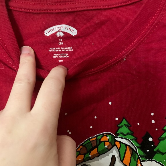 Boys snowman long sleeve shirt - Picture 3 of 4